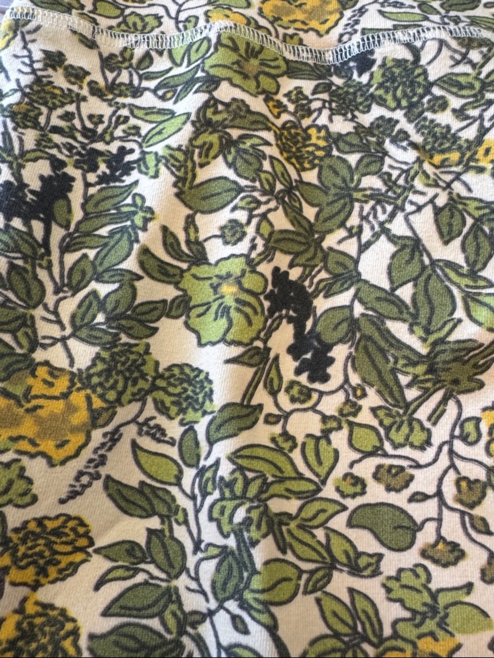 NWT$68 LEZAT Ada Organic Cotton High Waisted 7/8 Legging Botanical Print XL - Picture 6 of 12